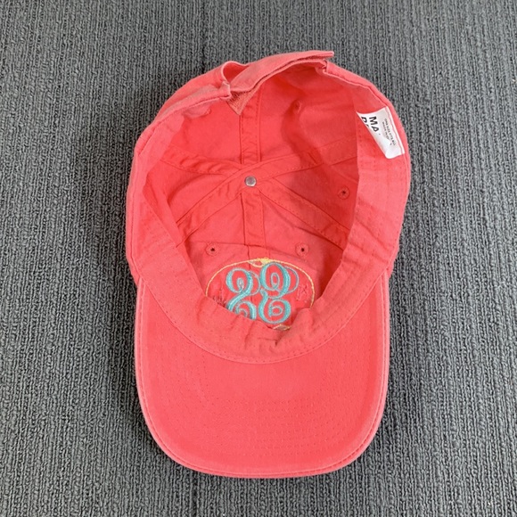 Gulf Shores Alabama Baseball Hat Womens OSFA Pink Strapback Cap Marco Destin - Picture 9 of 13